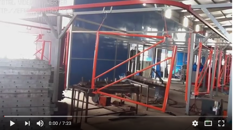 Quy trình sơn tĩnh điện tại Nhà máy Cơ khí Tân Vượng